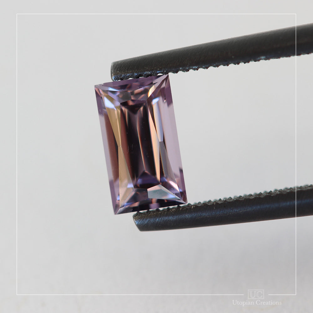 0.89ct Tanzanian Spinel, Purple - Baguette cut