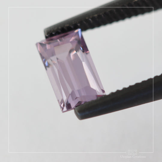 0.89ct Tanzanian Spinel, Purple - Baguette cut