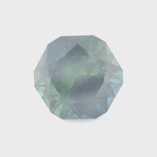 2.20ct Australian Sapphire, Parti, Blue, Green - Hexagon