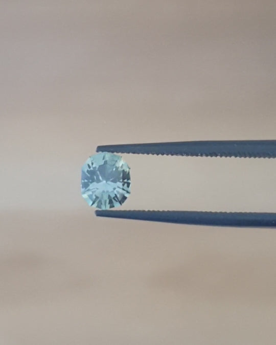 1.15ct Australian Sapphire, Teal, Green, Blue - Decagon