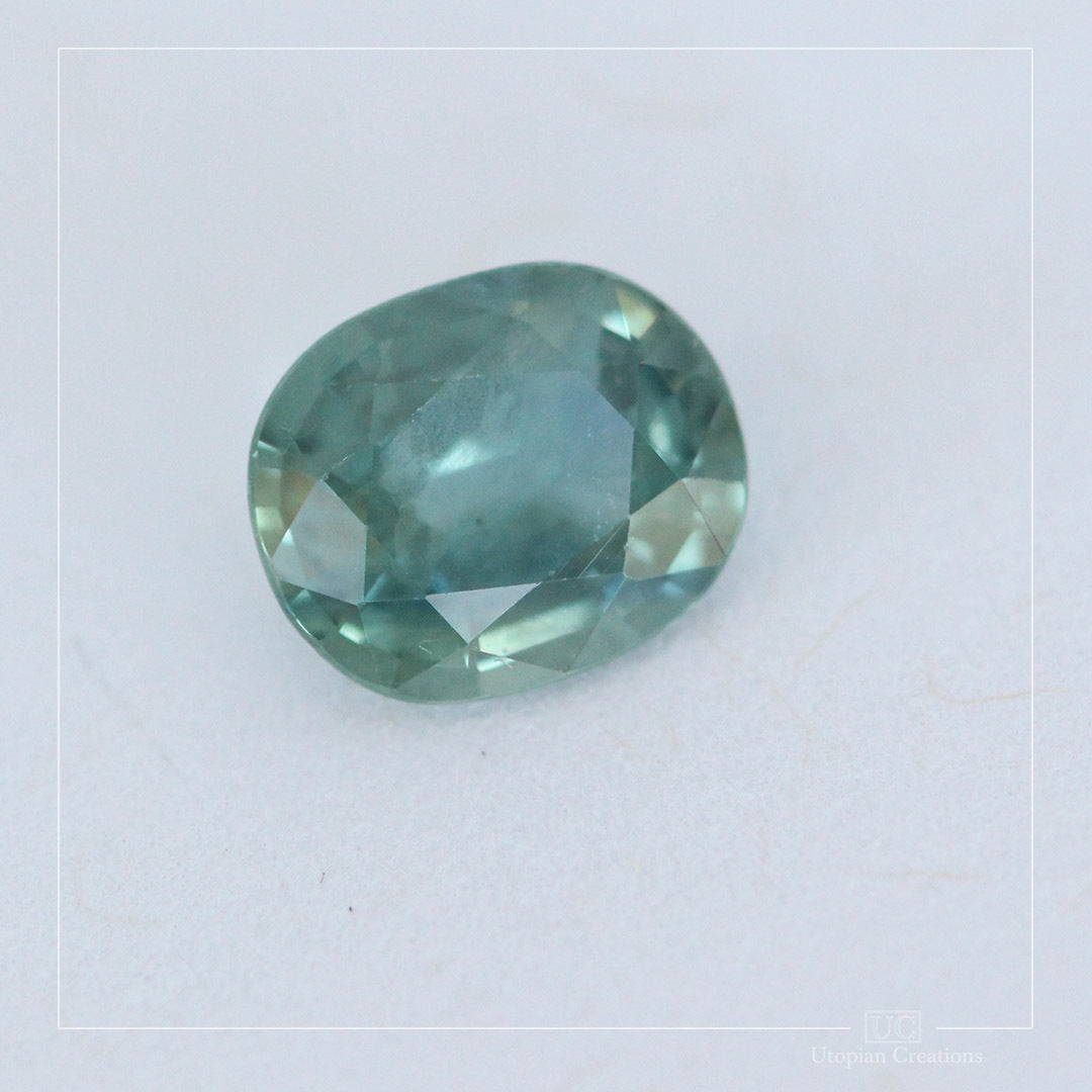 1.13ct Australian Teal Sapphire - Oval Cut