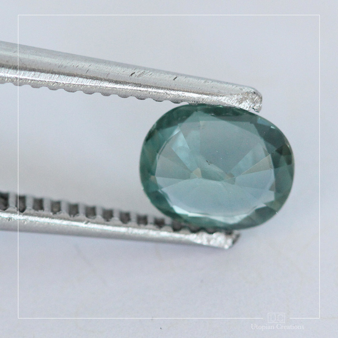 1.13ct Australian Teal Sapphire - Oval Cut