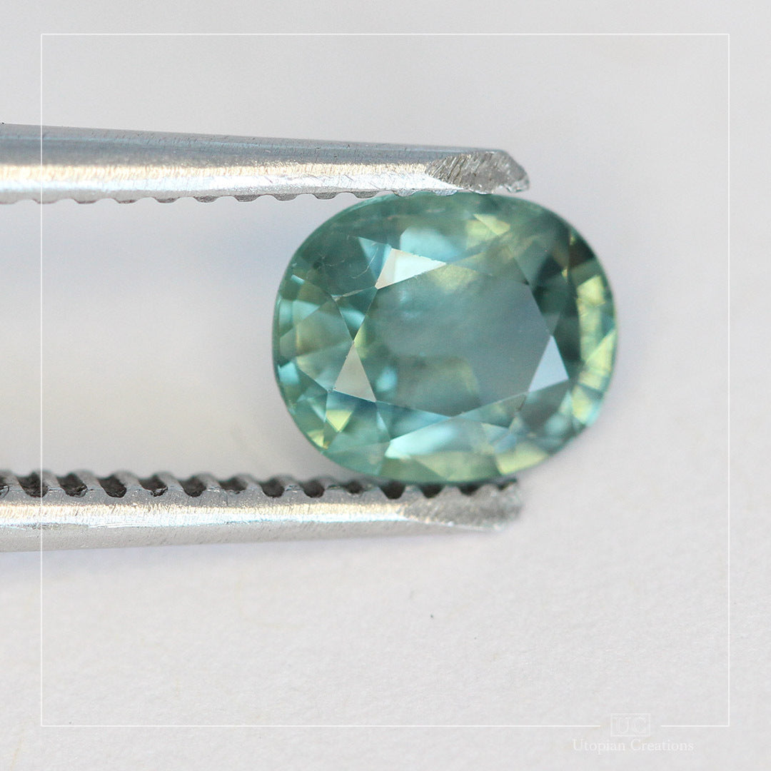 1.13ct Australian Teal Sapphire - Oval Cut