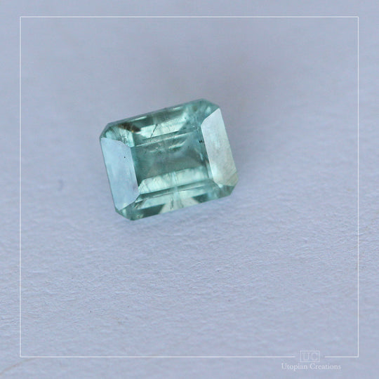 1.30ct Montana Sapphire Teal Blue - Emerald Cut