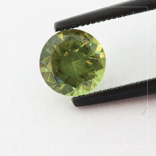 1.32ct Australian Green Sapphire - Round Cut