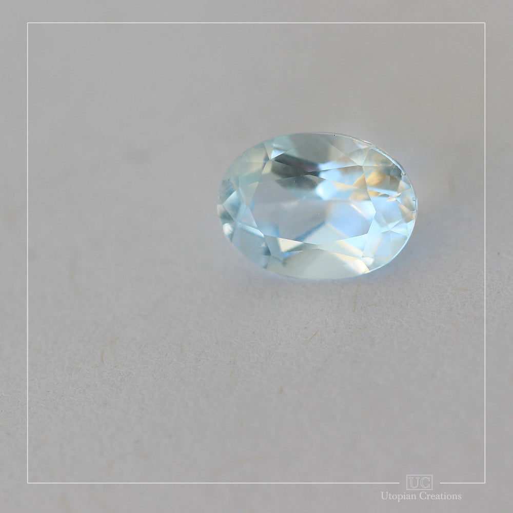 1.67ct Australian Topaz, Blue - Oval Cut