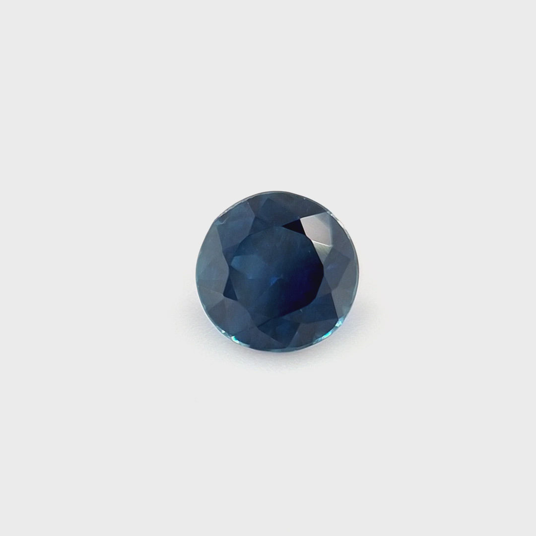 Australian Sapphire | 0.54ct, Round, Blue