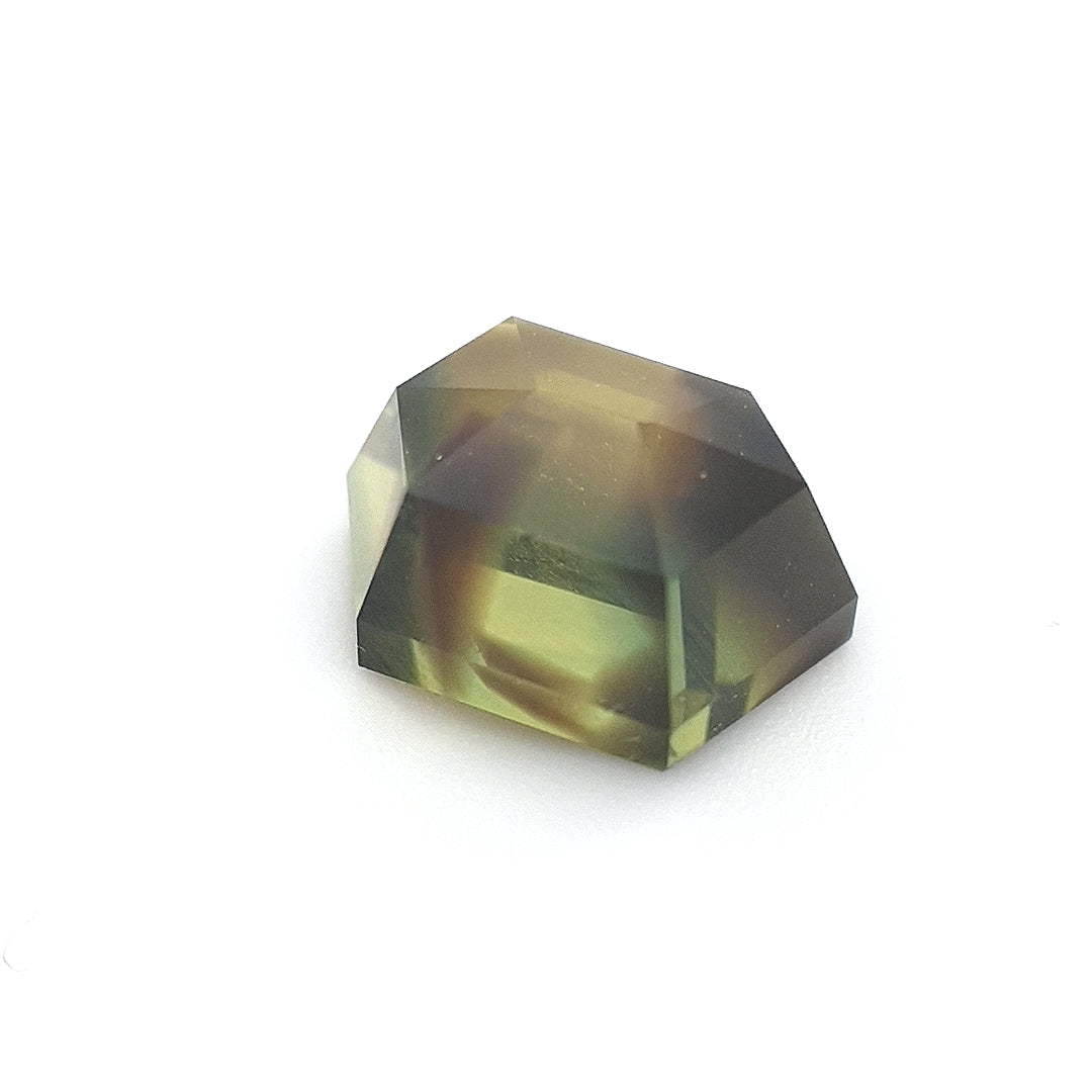 2.44ct Australian Sapphire, Yellow, Green, Blue, Hazel - Free Form