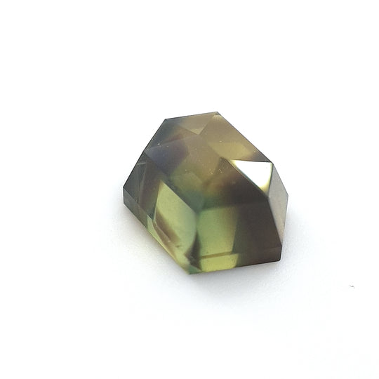 2.44ct Australian Sapphire, Yellow, Green, Blue, Hazel - Free Form