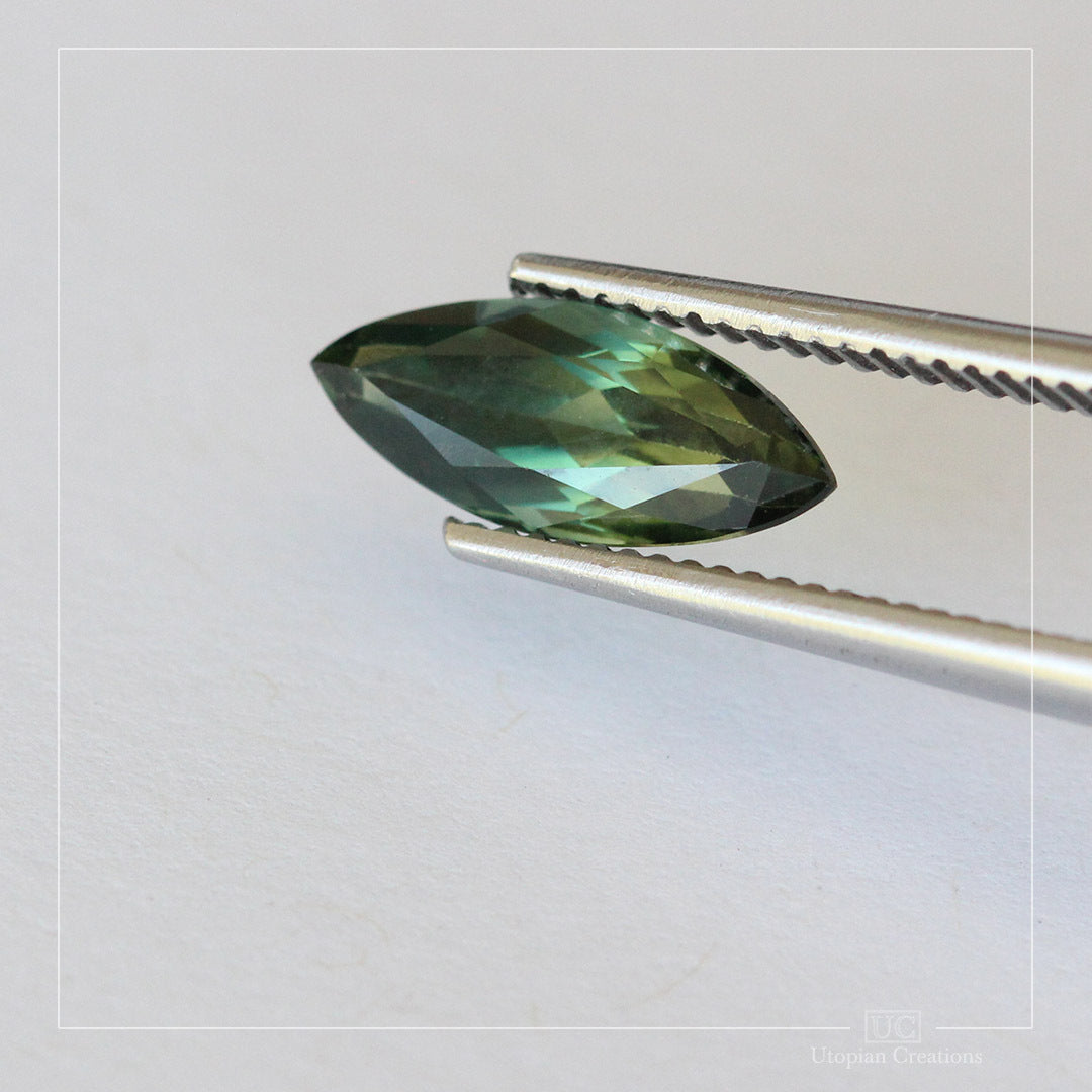 2.30ct  Australian Parti Sapphire, Marquise