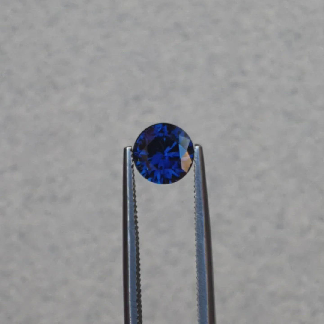 1.17ct Australian Sapphire, Royal Blue - Round
