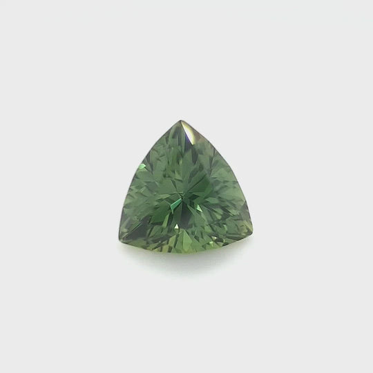 2.22ct Australian Sapphire, Green, Teal - Trillion