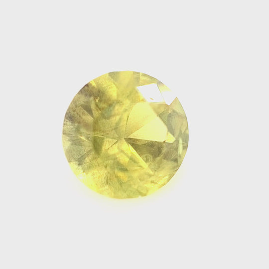 1.87ct Australian Sapphire, Yellow - Round