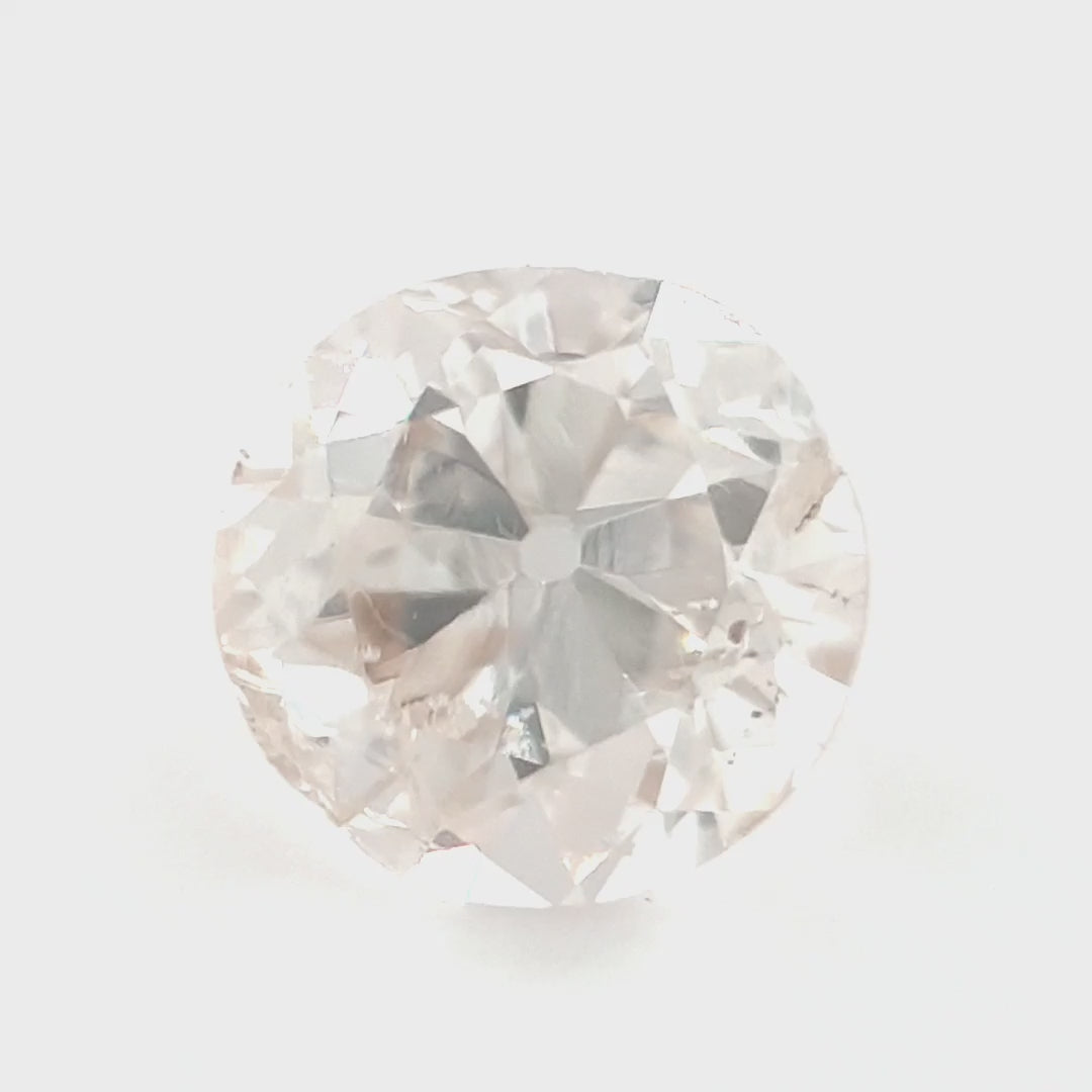 0.50ct Light Champagne Antique Diamond - Round