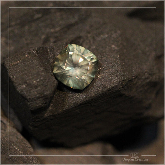 3.41ct Australian Teal colour change Sapphire - Cushion