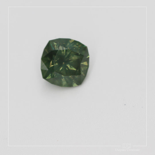 3.41ct Australian Teal colour change Sapphire - Cushion