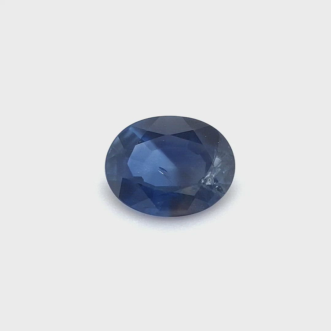 0.62ct Australian Sapphire, Blue - Oval