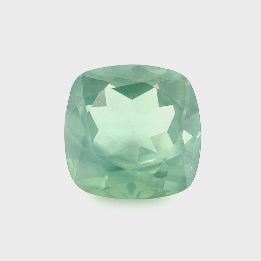 Australian Sapphire | 4.23ct, Cushion, Teal Blue, Green