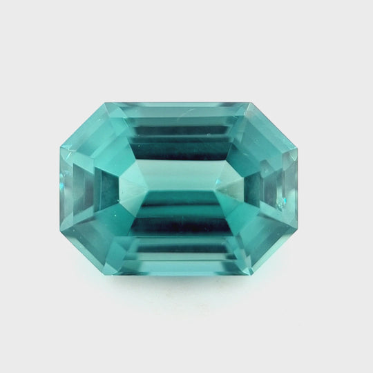 1.49ct Nigerian Tourmaline, Indicolite Blue - Emerald Cut