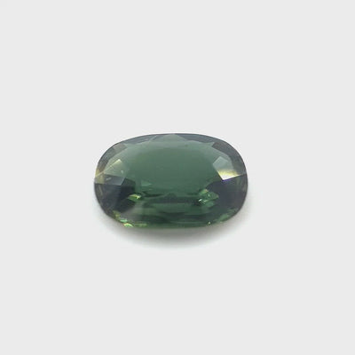 0.95ct Australian Sapphire, Green - Cushion