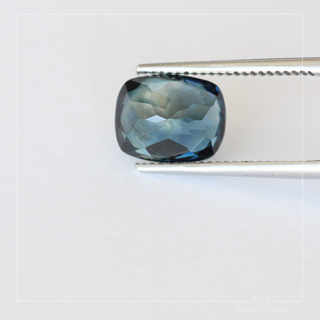 4.65ct  Australian Blue Sapphire, Cushion