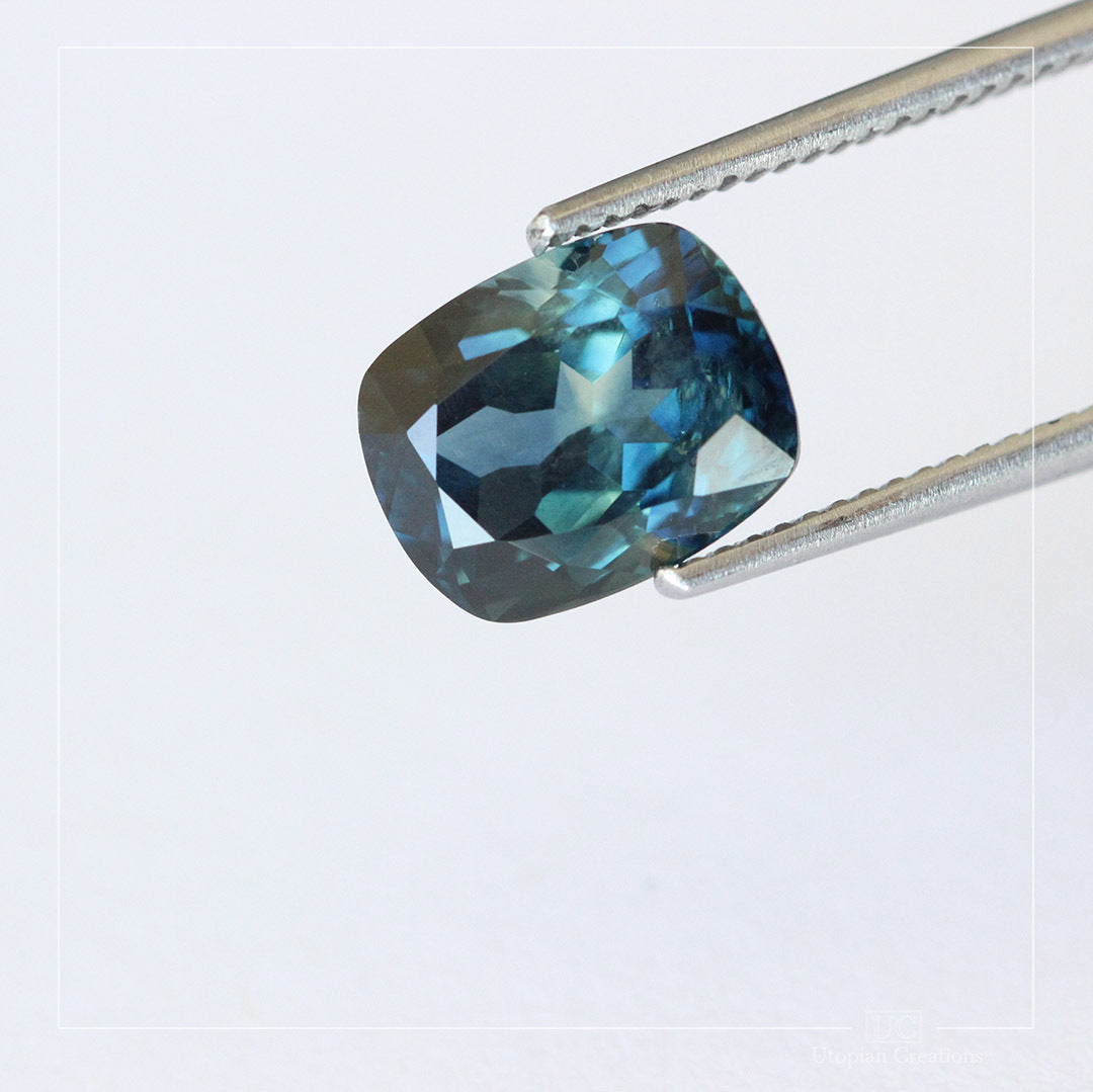 4.65ct  Australian Blue Sapphire, Cushion