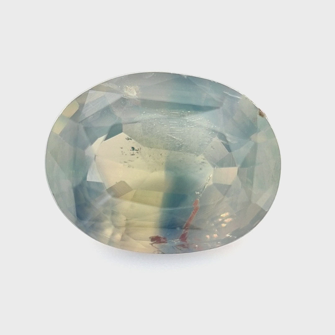 3.08ct Australian Sapphire, Hazel, Blue - Oval