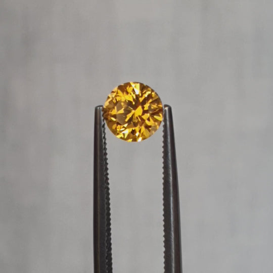 1.20ct Australian Sapphire, Golden Yellow - Round