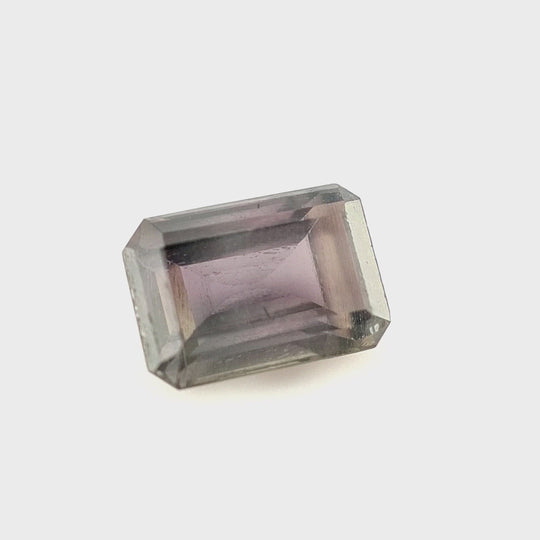 2.09ct Australian Sapphire Violet, Purple, Grey - Emerald Cut