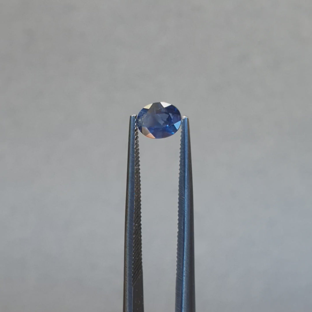 0.62ct Australian Sapphire, Blue - Oval