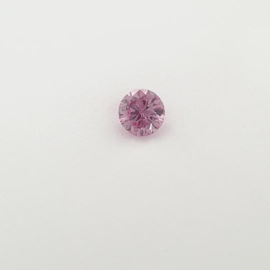 0.045ct Australian Pink Argyle Diamond 5PP SI1 - Round