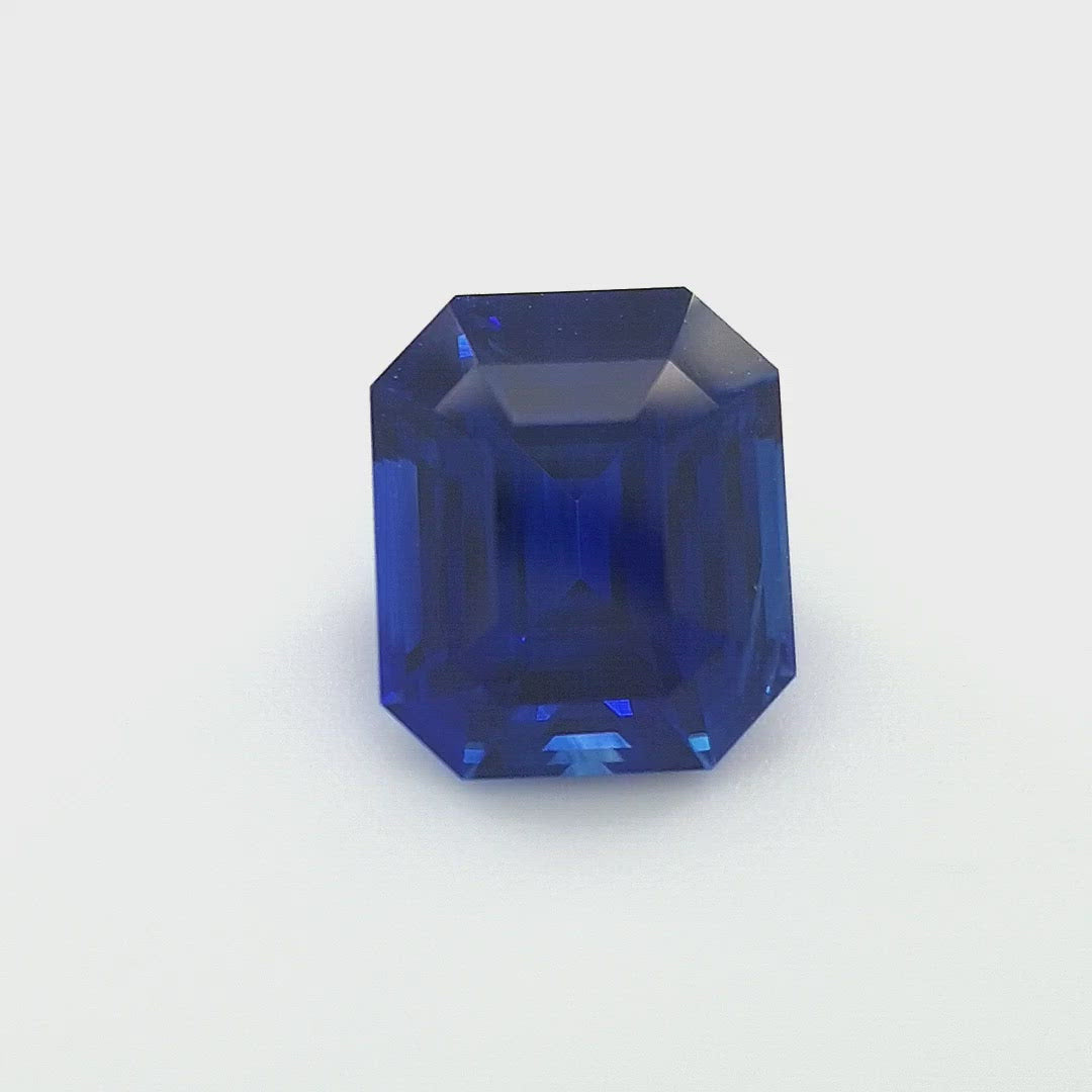 2.38ct Sri Lankan Sapphire, Blue - Emerald Cut