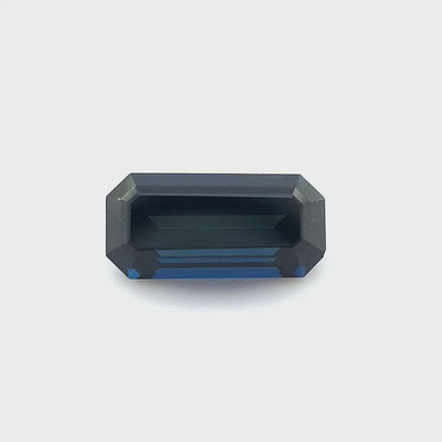 1.07ct Australian Sapphire, Blue - Emerald Cut