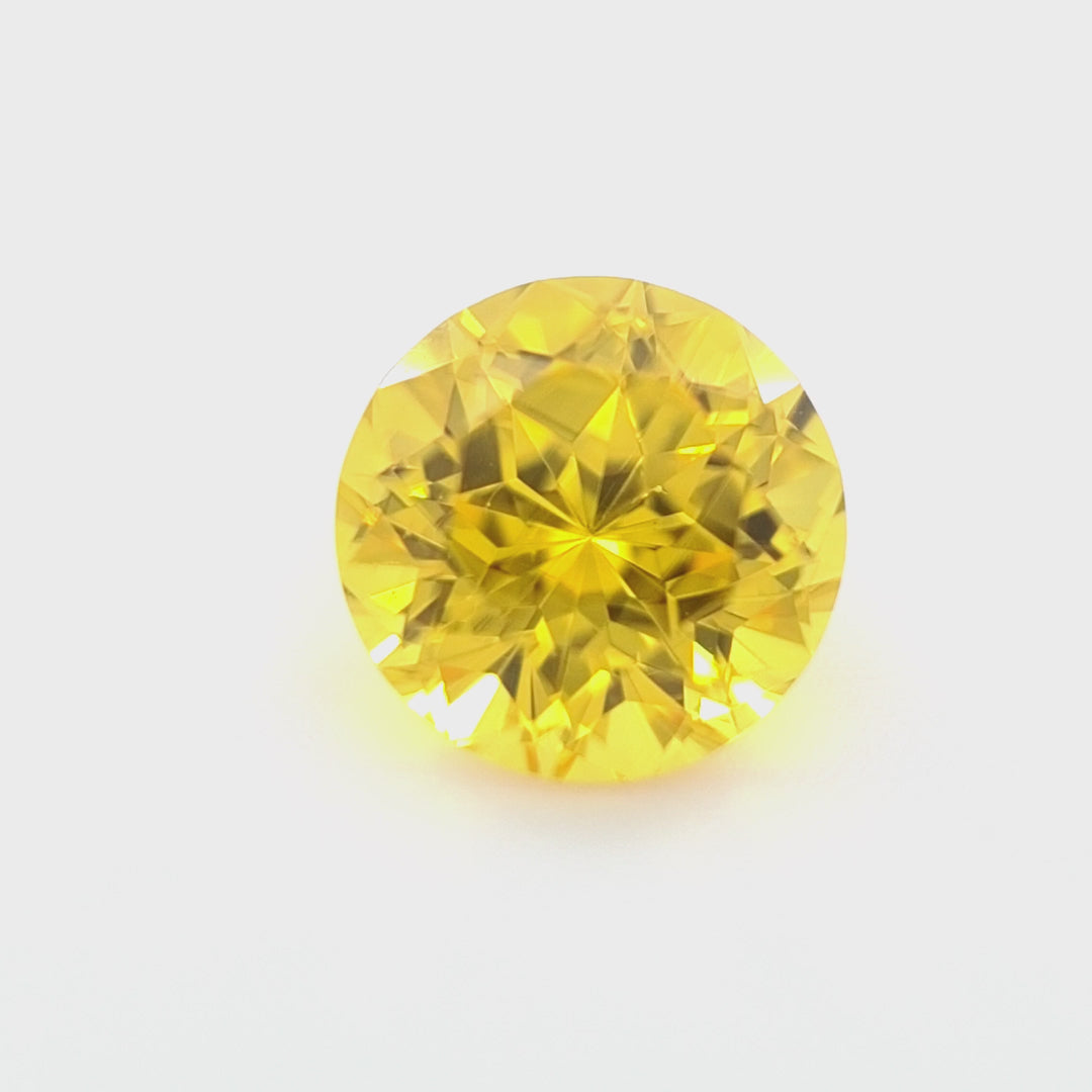 1.20ct Australian Sapphire, Golden Yellow - Round