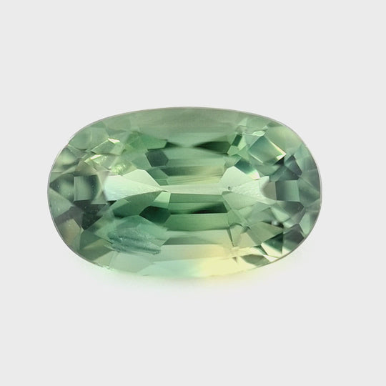 1.59ct Australian Sapphire, Green, Blue, Teal - Oval