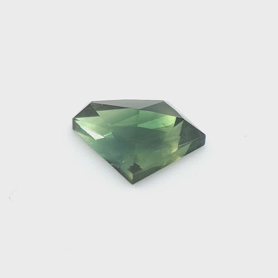 1.61ct Australian Sapphire, Yellow, Green, Blue - Free Form