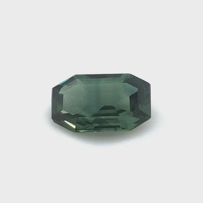 0.88ct Australian Sapphire, Teal, Blue - Octagon