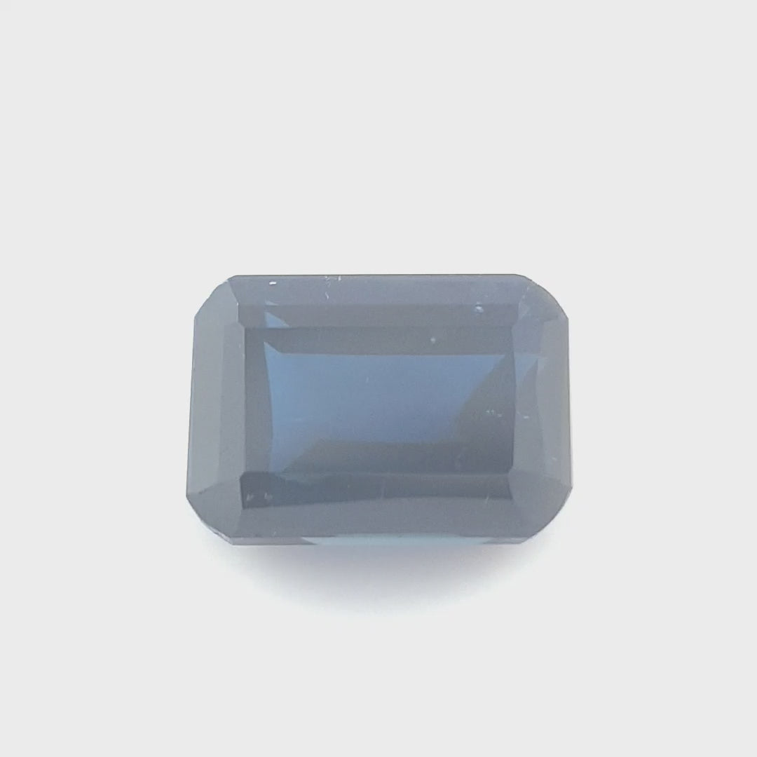 0.94ct Australian Sapphire, Blue - Emerald Cut