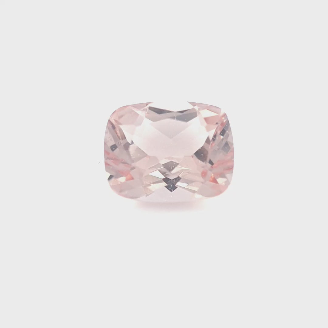 2.64ct Australian Morganite - Cushion