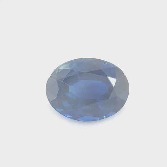 0.86ct Australian Sapphire, Blue - Oval Cut