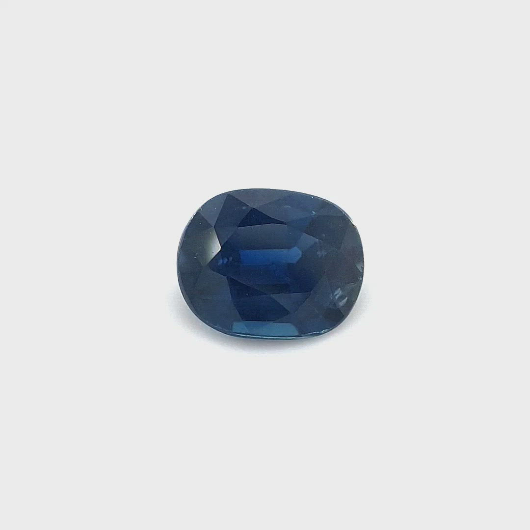 0.72ct Australian Sapphire, Blue - Cushion