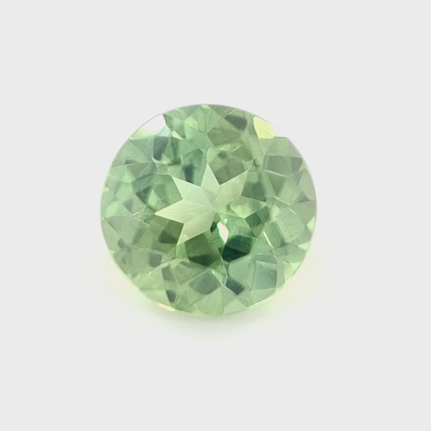1.24ct Australian Sapphire, Lime-Mint Green - Round