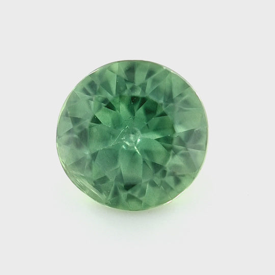 1.27ct Australian Sapphire, Green, Teal, Blue - Round