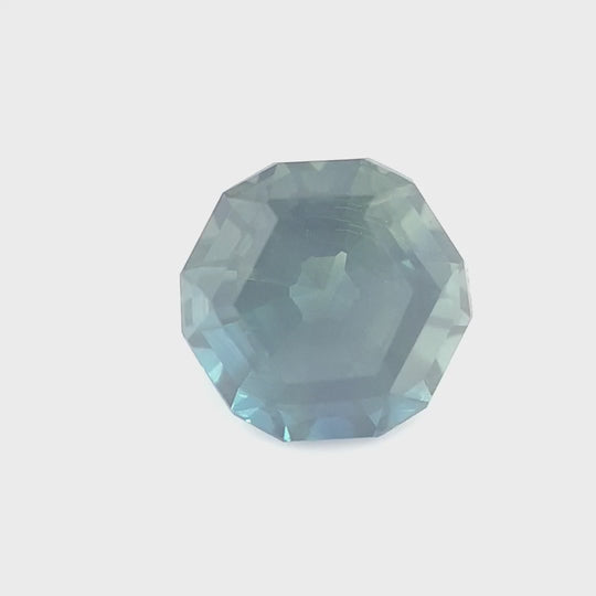 0.90ct Australian Sapphire, Parti, Blue, Green, Teal - Fancy