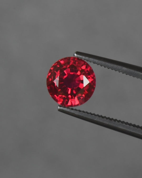 1.92ct Lab Created Ruby Red - Round
