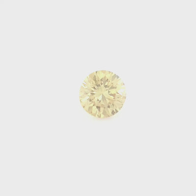 0.10ct Australian Argyle Diamond, Fancy Intense Yellow - Round