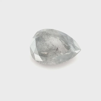 1.08ct Australian Argyle Salt and Pepper Diamond - Pear