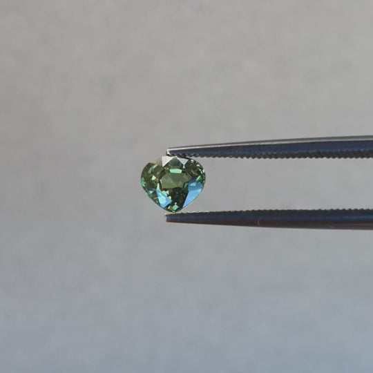 1.23ct Australian Sapphire, Green - Pear
