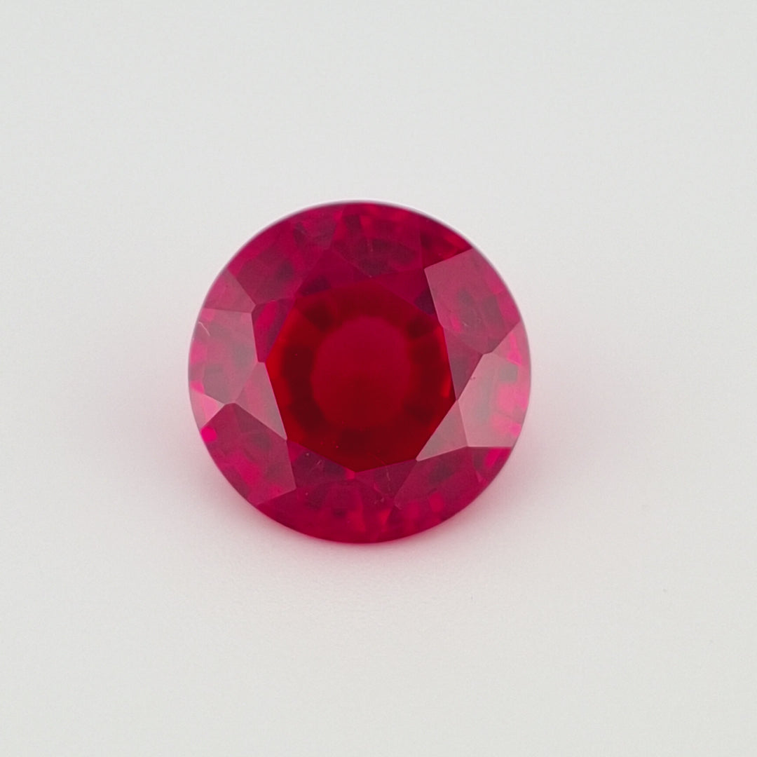 1.92ct Lab Created Ruby Red - Round