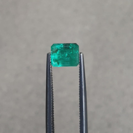 1.23ct Australian Emerald, Green - Emerald Cut